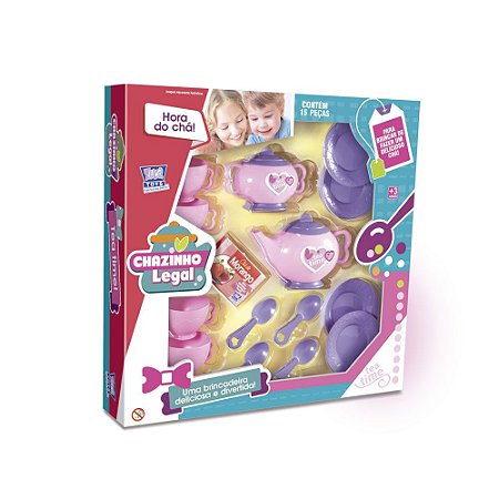 Kit Chazinho Zuca Toys 15 Peças Rosa e Roxo