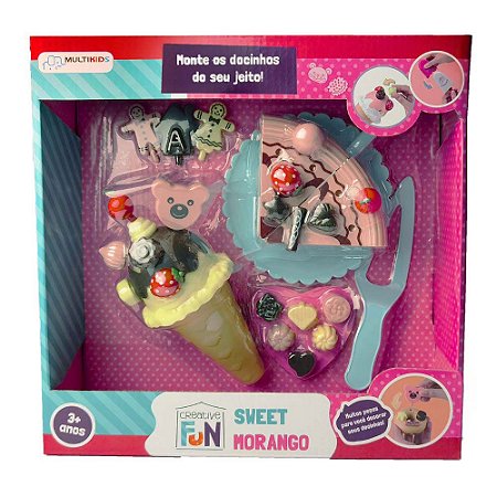 Brinquedo Confeitaria Sweet Morango MultiKids Creative Fun
