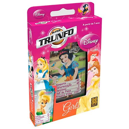 Jogo Trunfo Personagens Disney Grow Girls