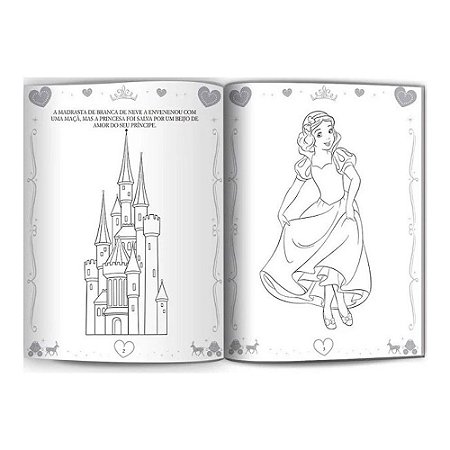 Livro Colorir sortido Princesas Disney