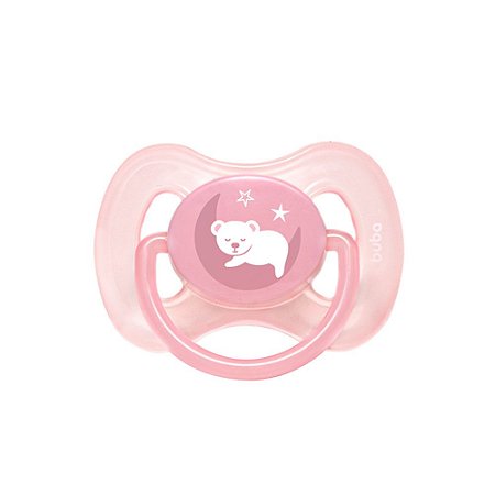 Chupeta Comfort 6m+ Tam 2 Buba Ursinho Rosa