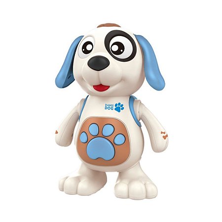 Boneco Musical Dancing Dog Dm Toys com Som e Luz