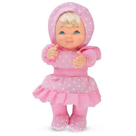 Boneca Little Baby  Soft Cortex Rosa