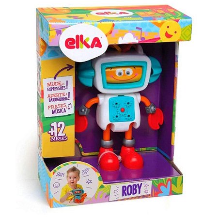 Robô de Atividades Roby Elka com Som