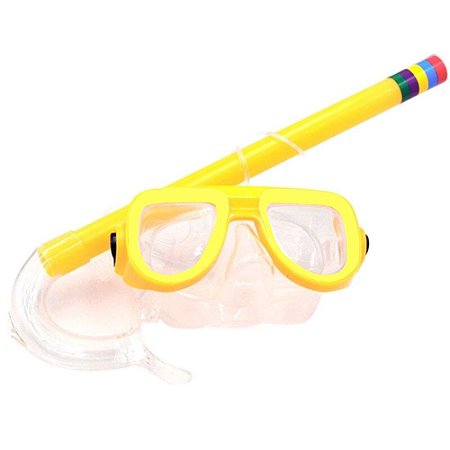 Kit Snorkel com Máscara Bel Amarelo