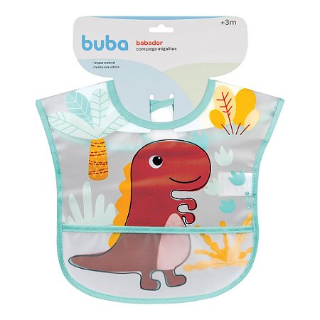 Babador Com Bolso Pega Migalhas Buba Dinossauro