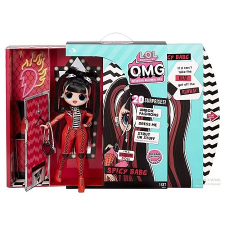 Boneca LOL Surprise O.M.G Core Candide Opposites Sweets Spicy Com Acessórios