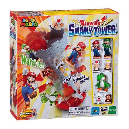 Jogo de Equilíbrio Epoch Blow Up Shaky Tower Super Mario