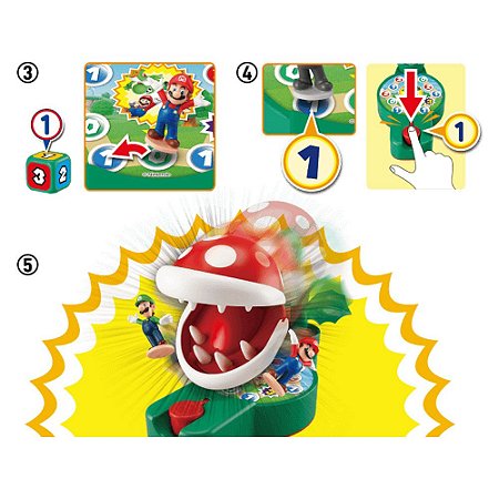 Jogo Infantil - Super Mario - Piranha Planta Escape - Epoch