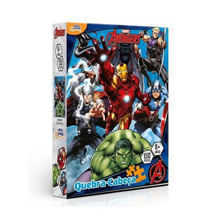 Quebra-Cabeça Toyster Avengers 150 Peças