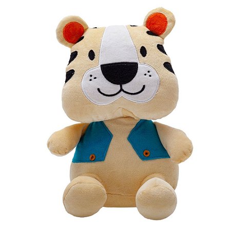 Pelúcia Tigre Zip Toys Amiguinhos da Floresta