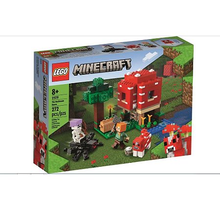 Lego Minecraft 272 Peças A Casa do Cogumelo 21179