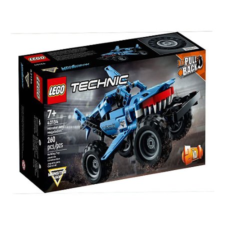 Lego Technic 260 Peças Monster Jam Megalodon 42134