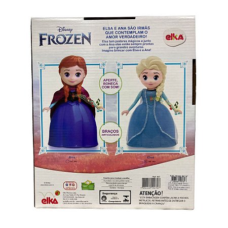 Kit 02 Bonecas Frozen Disney Musical Baby Anna E Elsa Lindas em Promoção na  Americanas