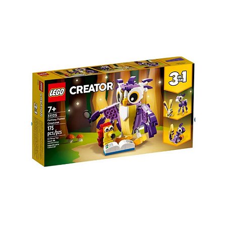 Lego Creator 175 Peças Criaturas da Floresta 31125