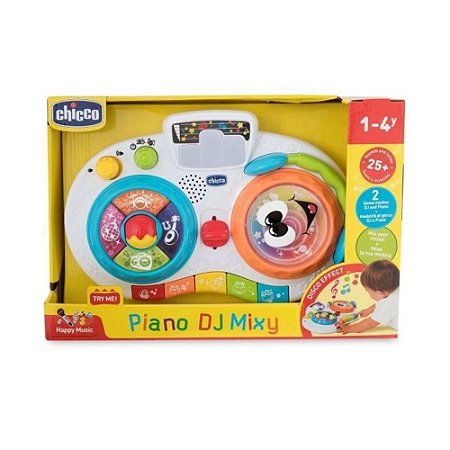 Brinquedo Musical Piano DJ Mixy Chicco Com Luz e Som