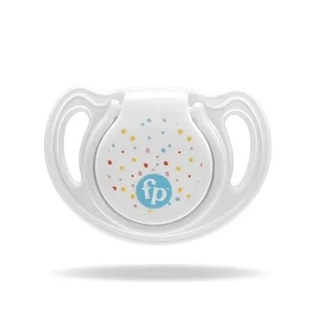 Chupeta Soft Fisher Price Bolinhas Azul 0 a 6 meses com Estojo