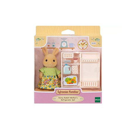 Sylvanian Families Epoch Mamãe Coelho Raio de Sol com Geladeira 5548