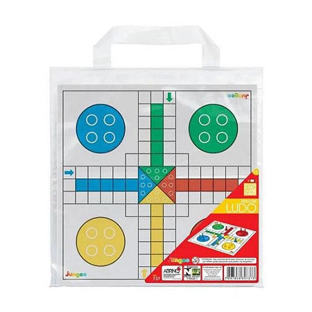 Jogo de Tabuleiro Ludo Junges 4 Cores - Pequenos Travessos