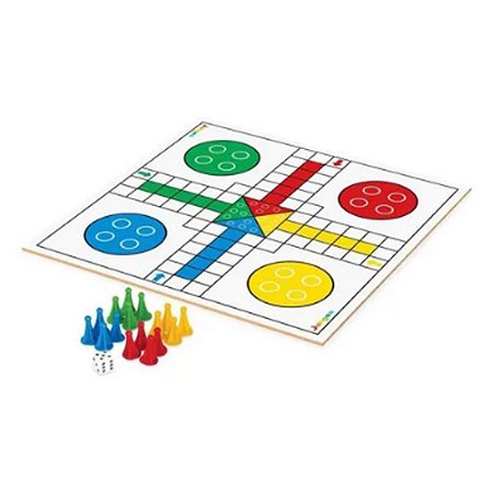 Jogo de Tabuleiro Ludo Junges 4 Cores - Pequenos Travessos