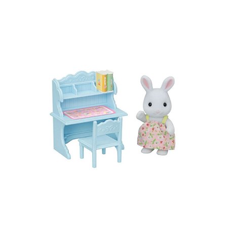 Sylvanian Families Epoch Conjunto Escrivaninha Menina Coelho Neve 5679