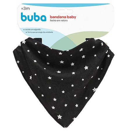 Bandana Baby Buba em Algodão Estrelinha