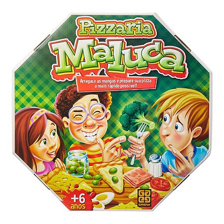 Jogo Pizzaria Maluca Jogo de Tabuleiro Brinquedo Educativo de