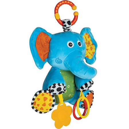 Pelúcia de Atividades Elefante Buba Treme-Treme