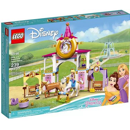 Lego Disney Princesas Estábulos Reais da Bela e Rapunzel 239 Peças 43195