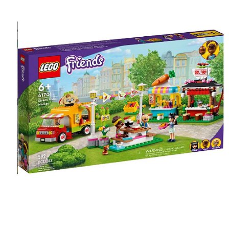 Lego Friends Mercado de Comida de Rua 592 Peças 41701