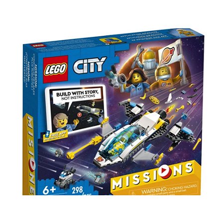 Lego City Missões Exploratórias Da Espaçonave Em Marte 289 Pçs 60354