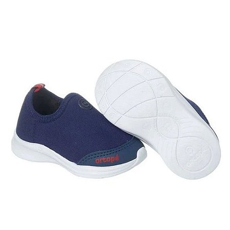 Tênis Infantil Masculino Ortopé Happy Confort Azul Marinho