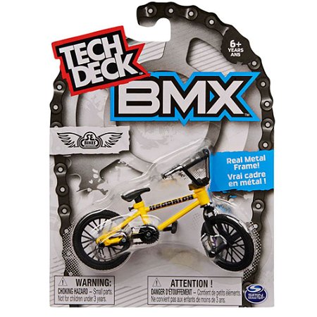 Bike de Dedo Tech Deck BMX Sunny Bicicleta Amarela