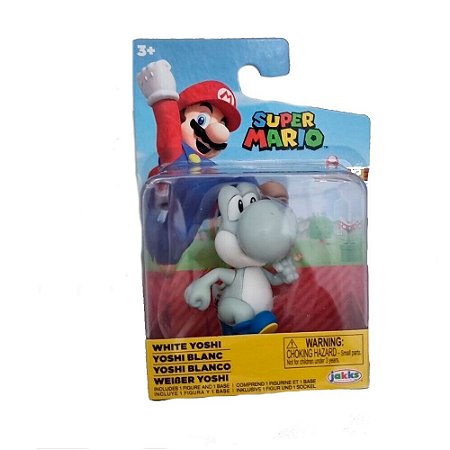 Mini Figura Super Mario Candide Yoshi Branco