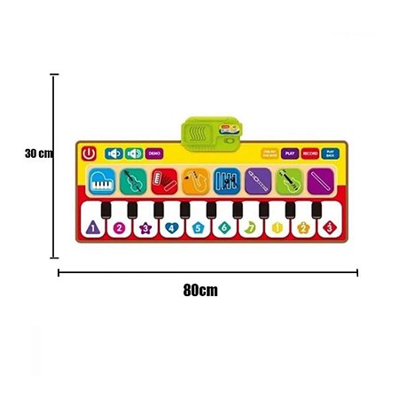 Piano Infantil Teclado Musical Frozen 2 Grava Reproduz Sons Toyng :  : Brinquedos e Jogos