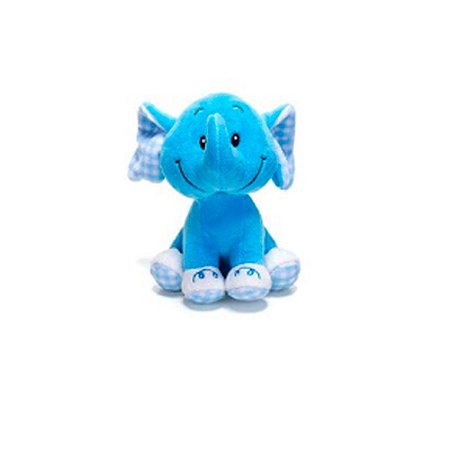 Chocalho de Pelúcia Unik Baby Elefante Azul