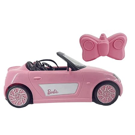 Carrinho De Controle Remoto Beuty Pilot Barbie 3 Funções Candide - 1835