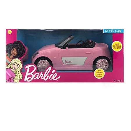 Carro De Controle Da Barbie Candide Beauty Pilot Rosa - Pequenos