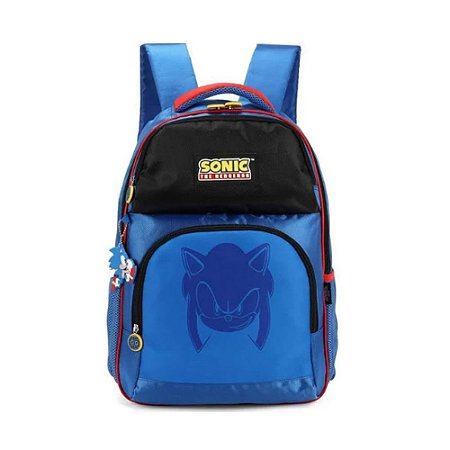 Mochila De Costas Maxlog Sonic  3D Azul