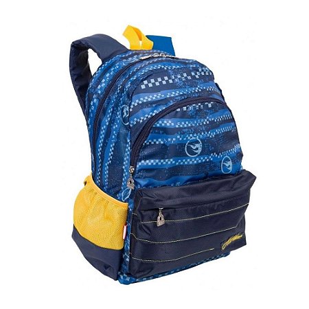 Mochila Hot Wheels Sestini Azul