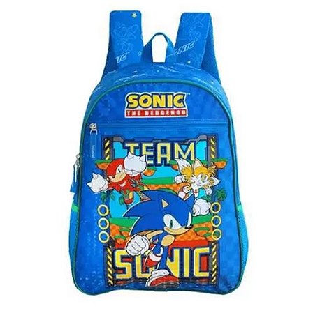 Mochila De Costas Sonic Squad Pacific Azul