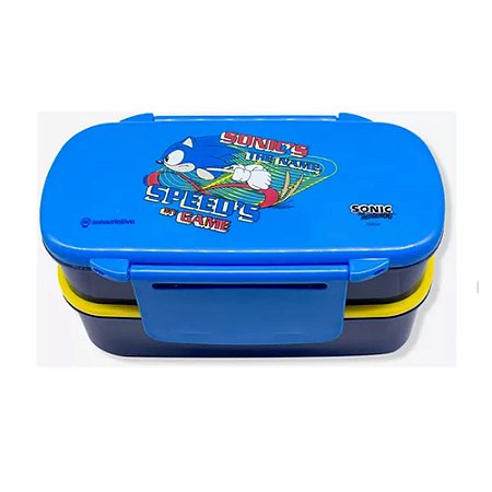 Marmita Infantil Lunch Box Sonic Zona Criativa