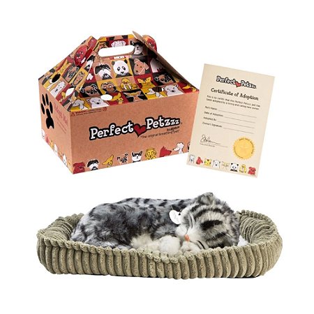 Gato De Pelúcia Gray Tabby Perfect Petzzz