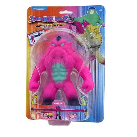 Boneco Estica Stretchapalz Monster Series Kraken 14cm