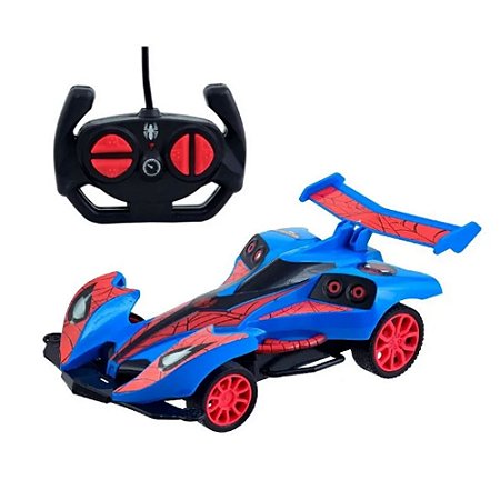 Carro De Controle Remoto Web Charge Homem Aranha