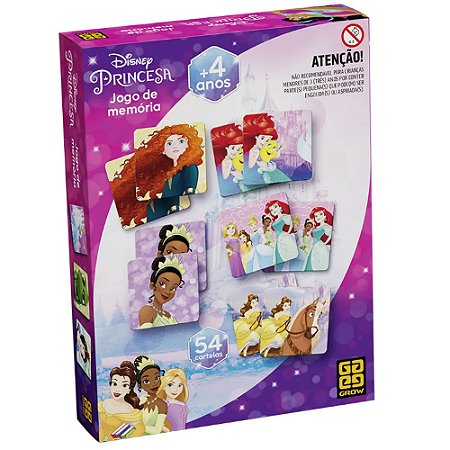 Jogo Da Memória Disney Princesas Grow