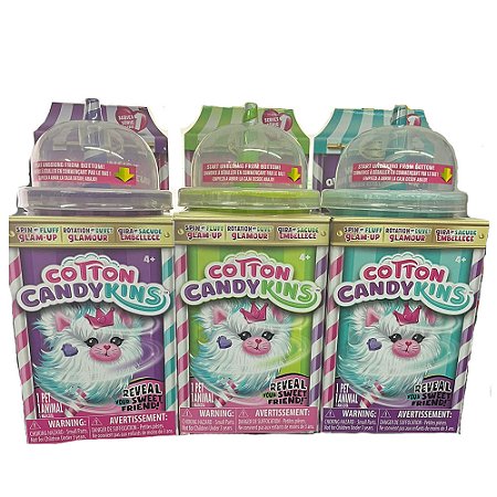 Pelúcia Cotton Candy Kins Surpresa Multikids