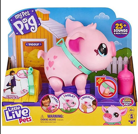 My Pet Pig Little Live Pets Porquinho Fun