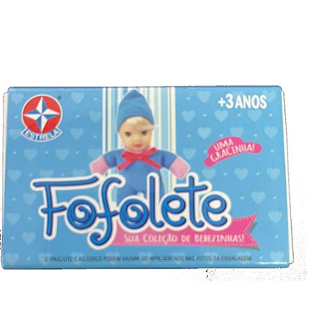 Boneca Fofolete Estrela Azul