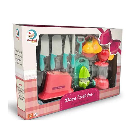 Conjunto De Utensílios Doce Cozinha Liquidificador Cardoso